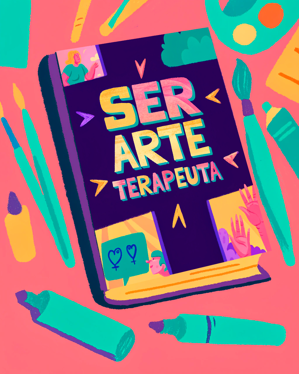 Comunicação de pessoas autistas e arteterapia